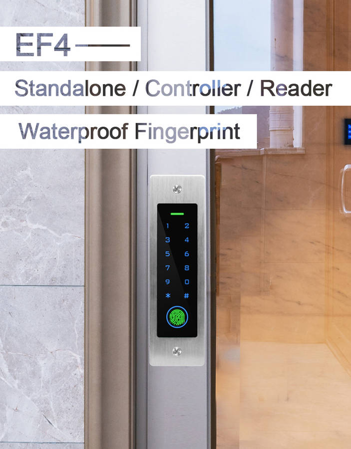 12V Embedded Access Controller for Wiegand Keypad Card Fingerprint Reader for Door Gate Garage Motor