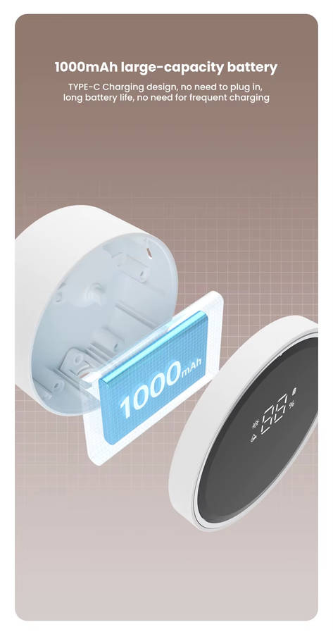 Toothbrush UVA UVC Sterilizer & Holder | 5V Rechargeable | Wall Mounted / Portable | 1 Slot