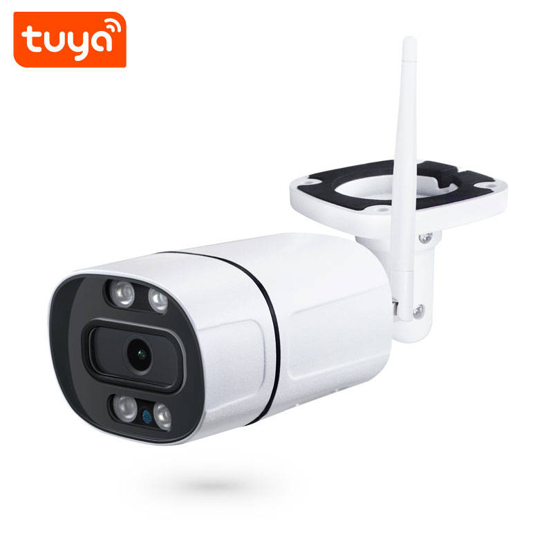 WIFI Control Smart Life Tuya Waterproof 3.0MP WiFi CCTV Camera With Double Lights