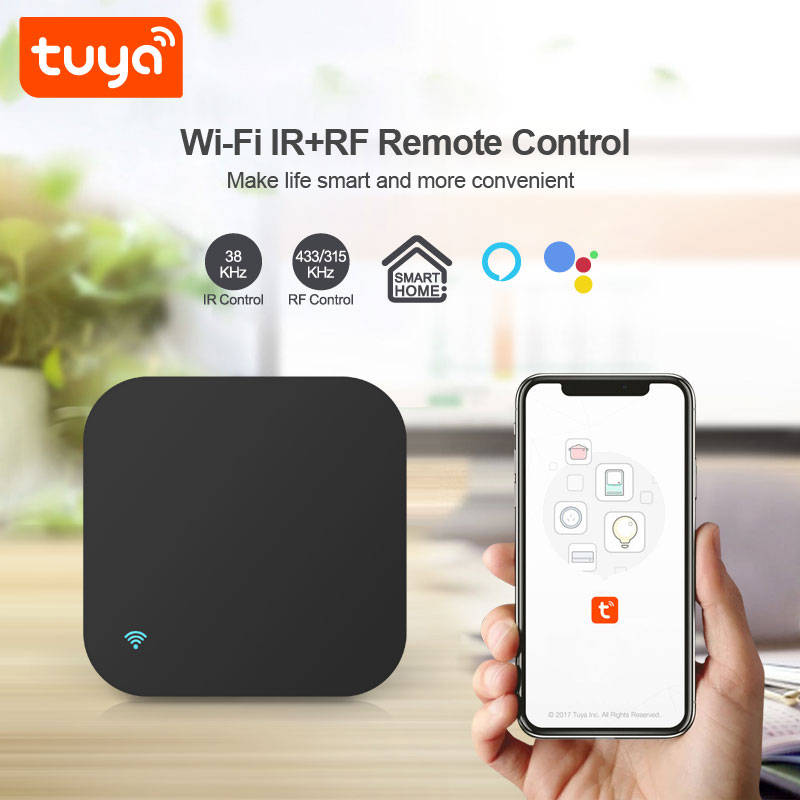 WIFI Control Smart Life Tuya IR+RF 433Mhz/315Mhz Remote Control