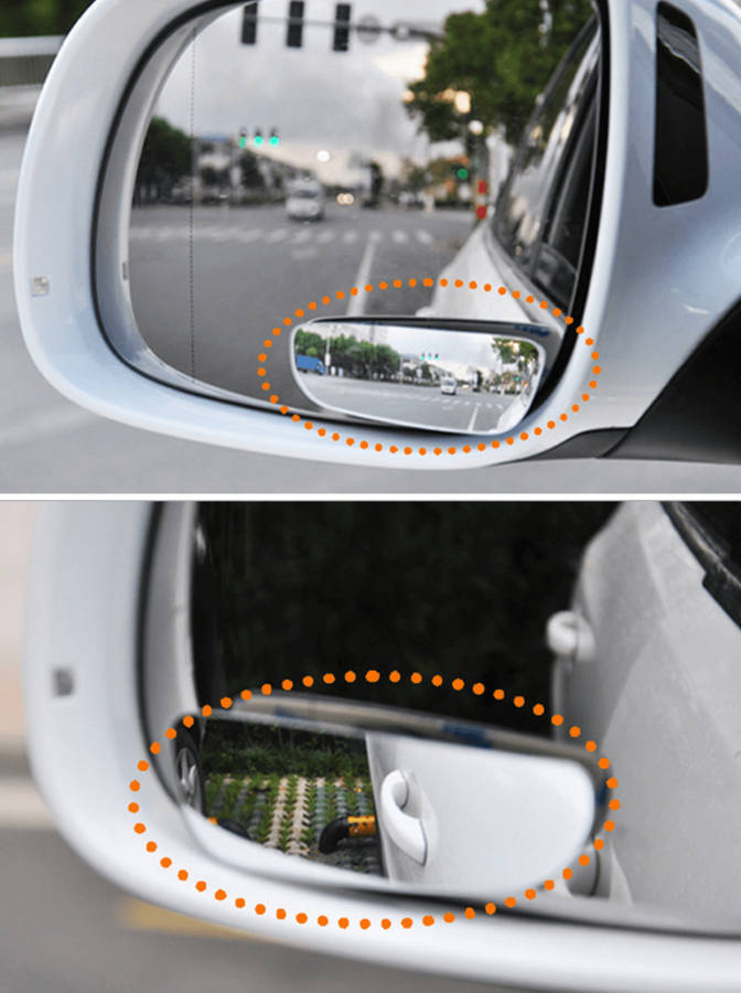 2 Car Blind Spot Mirrors