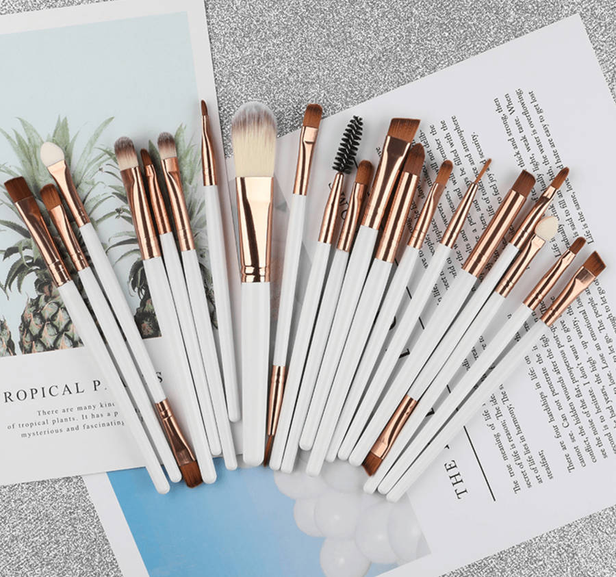 ROSALIND 20Pcs Professional Makeup Brushes Set