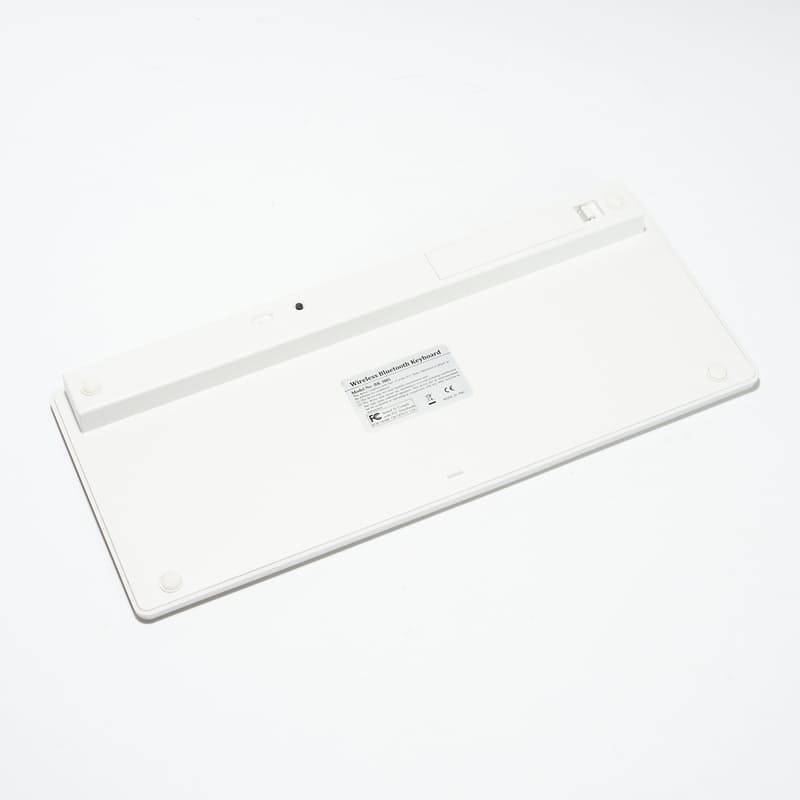 Ultra Slim Design KB450 Bluetooth Wireless Keyboard - Silver & White
