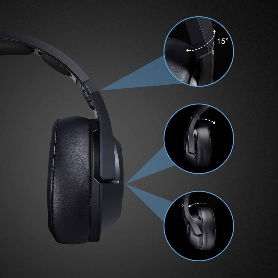 Onikuma K9 RGB Noise Canceling Gaming Headset With Microphone - Black