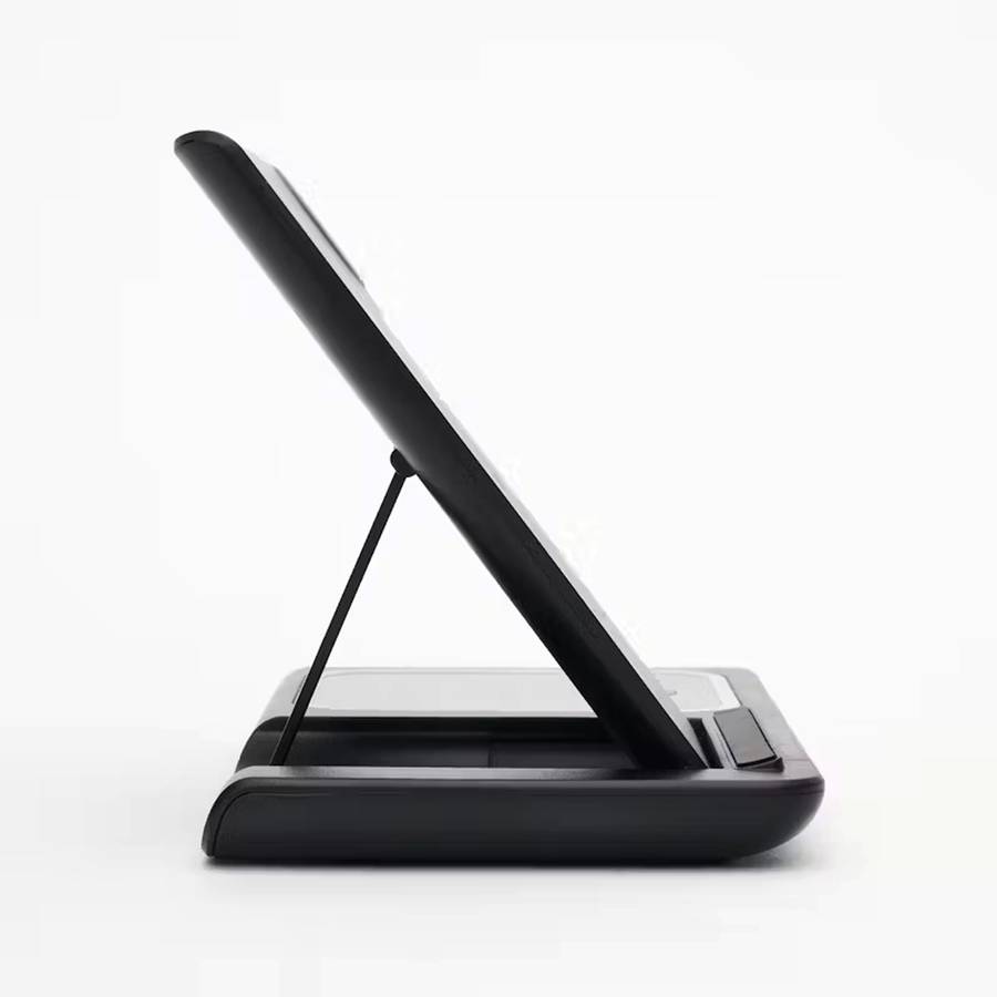 Multi Functional 3-in-1 Foldable 15W Wireless Charging Stand Q09 - Black