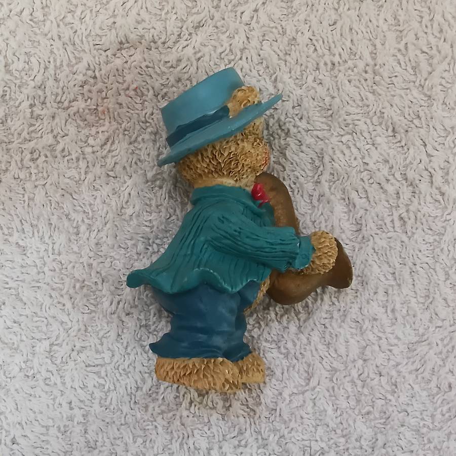 Miniature Bear with Saxophone (suitable for Printer's Tray)