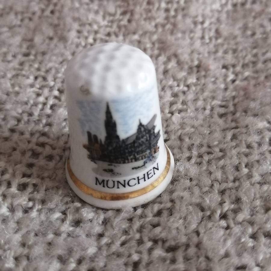 Munchen Souvenir Thimble (suitable for Printer's Tray)