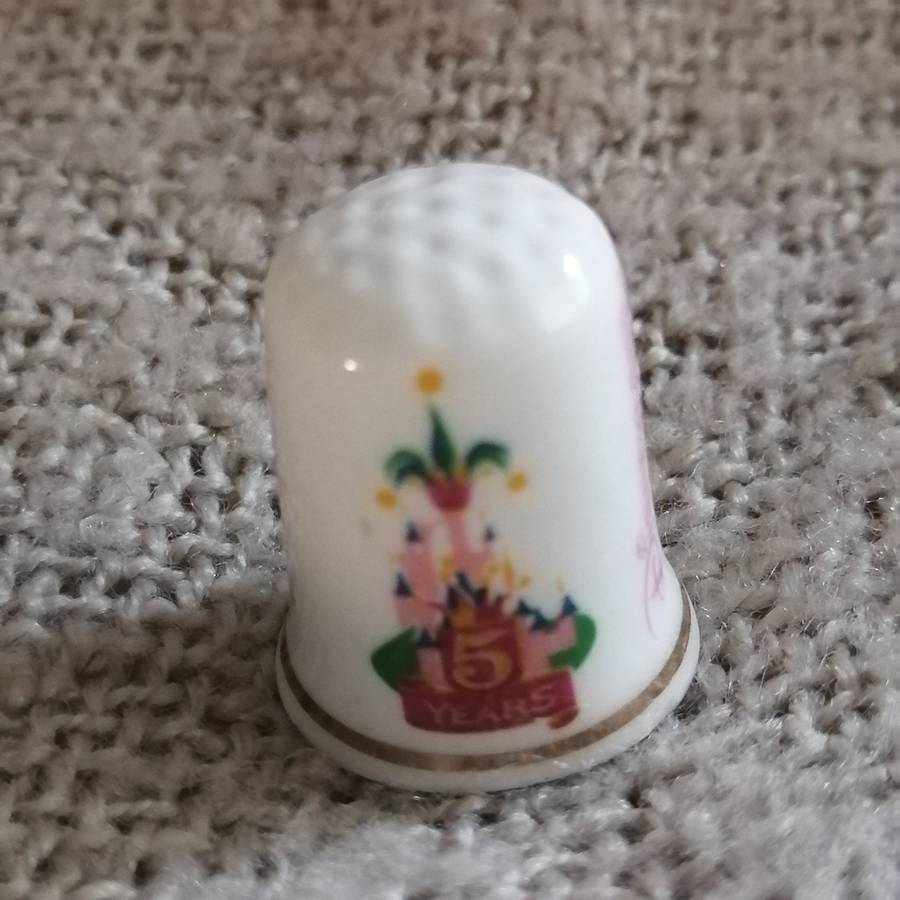 Thimble Souvenir Disneyland (suitable for Printer's Tray)
