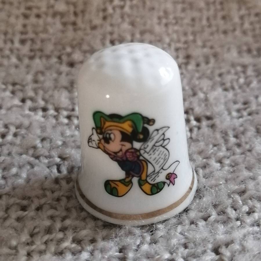 Thimble Souvenir Disneyland (suitable for Printer's Tray)