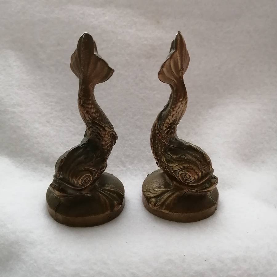 Pair of Fish Statuettes