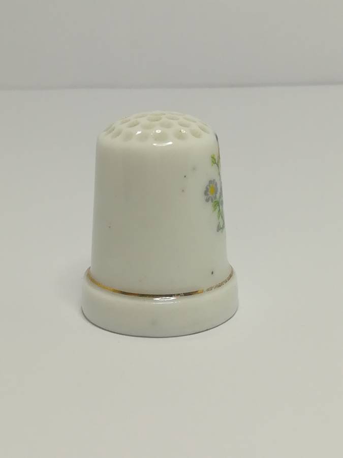 Thimble Porcelain with Flower (suitable for Printer's Tray)