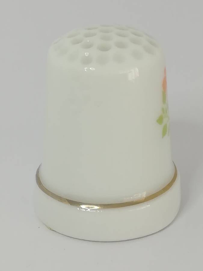 Miniature Porcelain Thimble (Flower) (suitable for Printer's Tray)