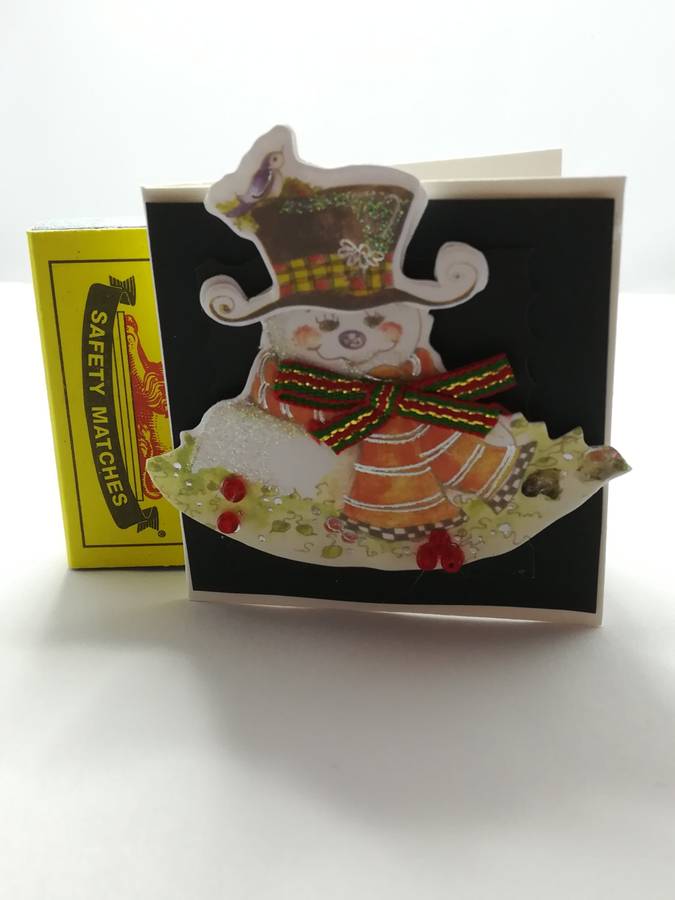 Christmas Greeting Card - 3-Dimensional Art Card - Style 07