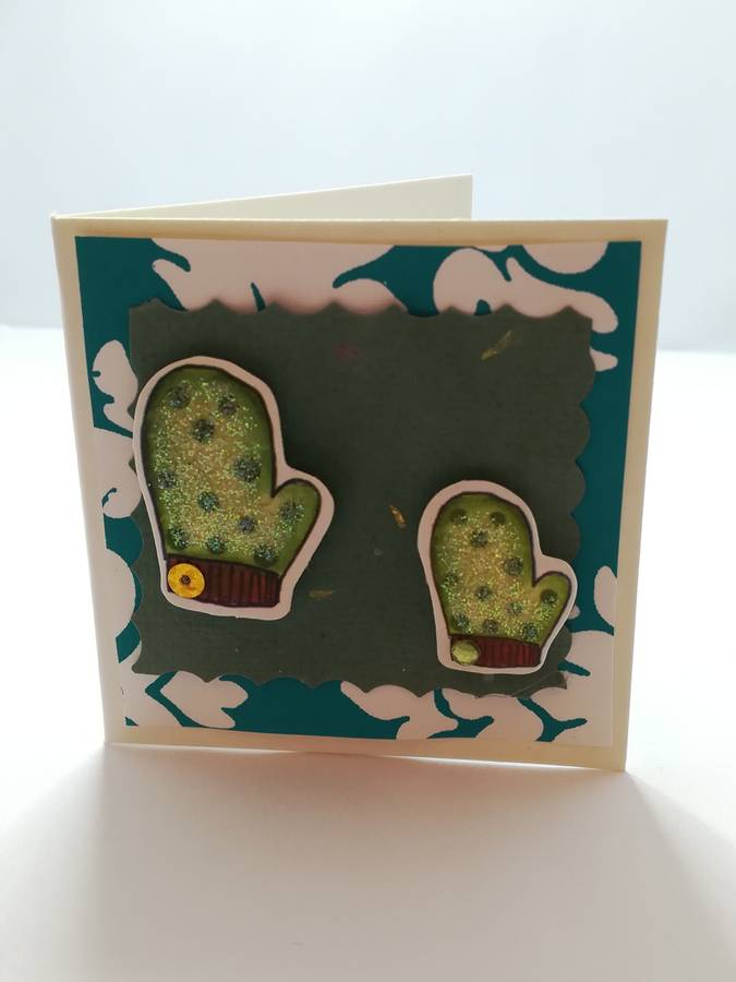 Christmas Greeting Card - 3-Dimensional Art Card - Style 03