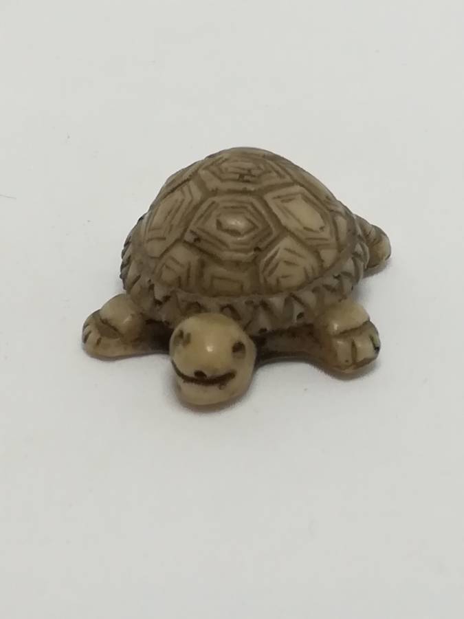 Miniature Cream & Brown Tortoise - Design 1 (Miniature, suitable for printer's tray)