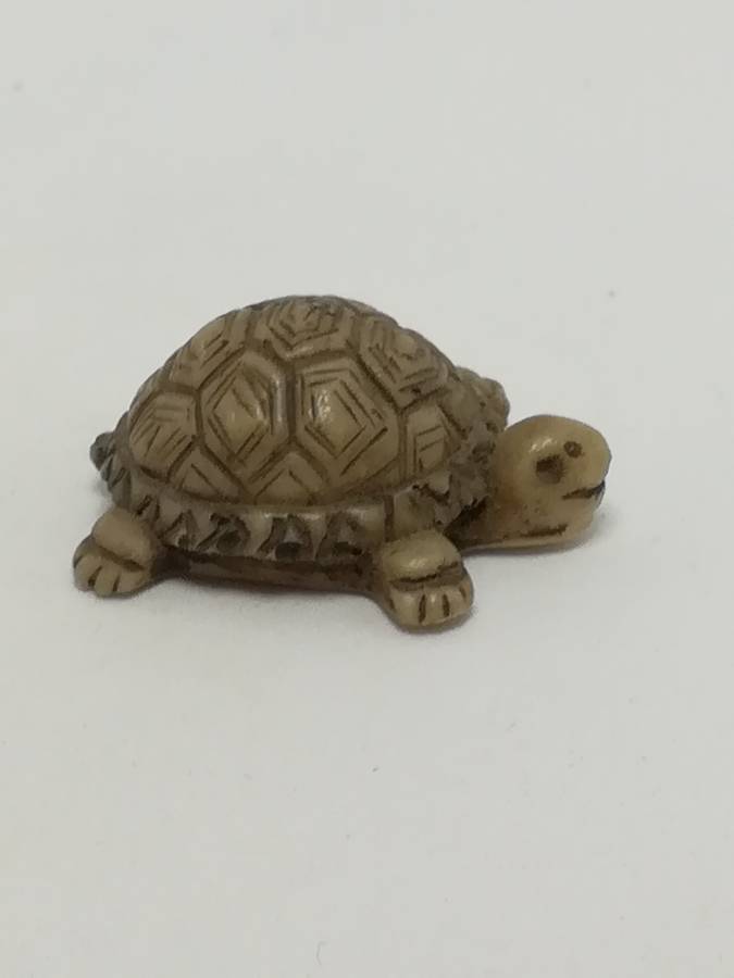 Miniature Cream & Brown Tortoise - Design 1 (Miniature, suitable for printer's tray)