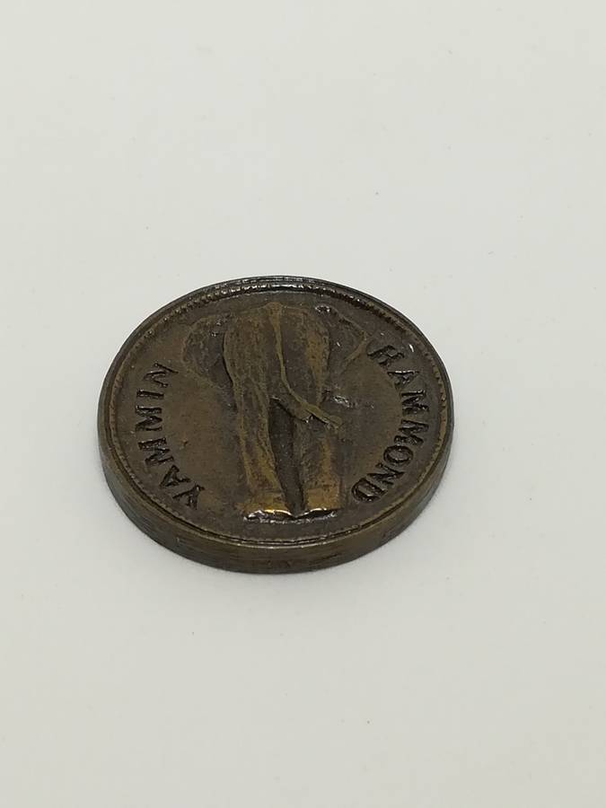 Miniature Bronze Coin Elephant Engraving (Miniature, suitable for printer's tray)