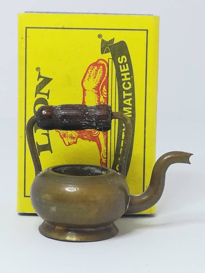 Miniature Teapot Brass (Miniature, suitable for printer's tray)
