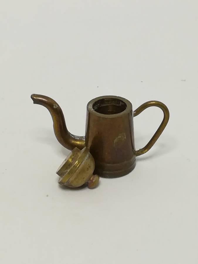Miniature Brass Coffee Pot (Miniature, suitable for printer's tray)