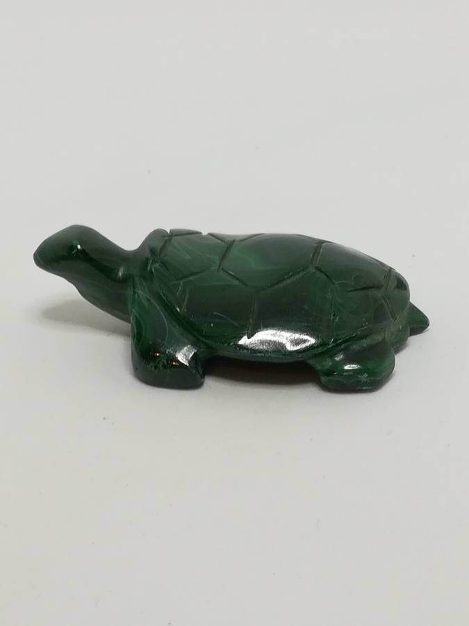 Miniature Dark Green Ceramic Tortoise (Miniature, suitable for printer's tray)