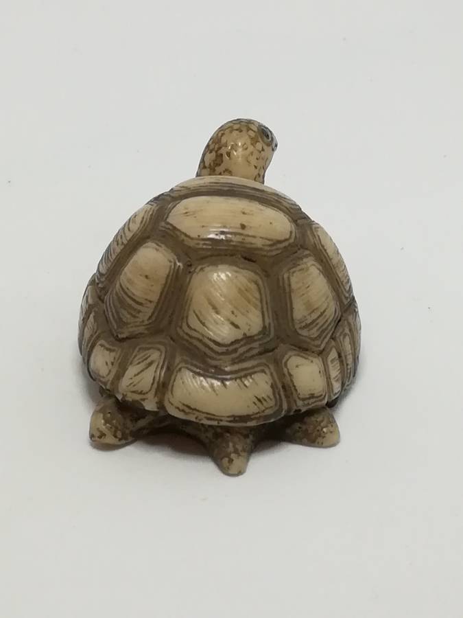 Miniature Cream & Brown Tortoise - Design 2 (Miniature, suitable for printer's tray)