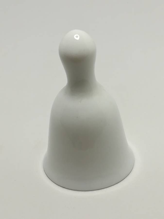 Miniature Ceramic White Bell Flower Painting (February) (Miniature, suitable for printer's tray)