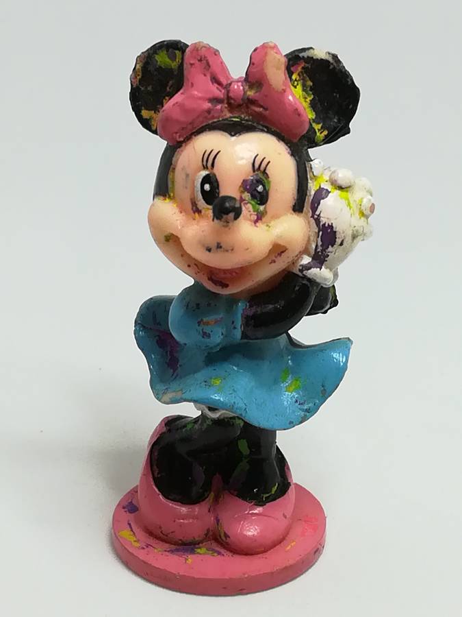 Miniature Minnie Mouse Dancing (for Printer's Tray/Dollhouse)