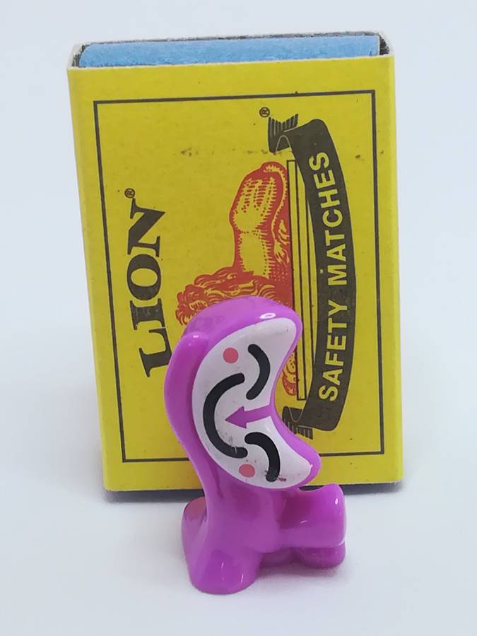 Miniature Purple Cat Smiling (Miniature, suitable for printer's tray)