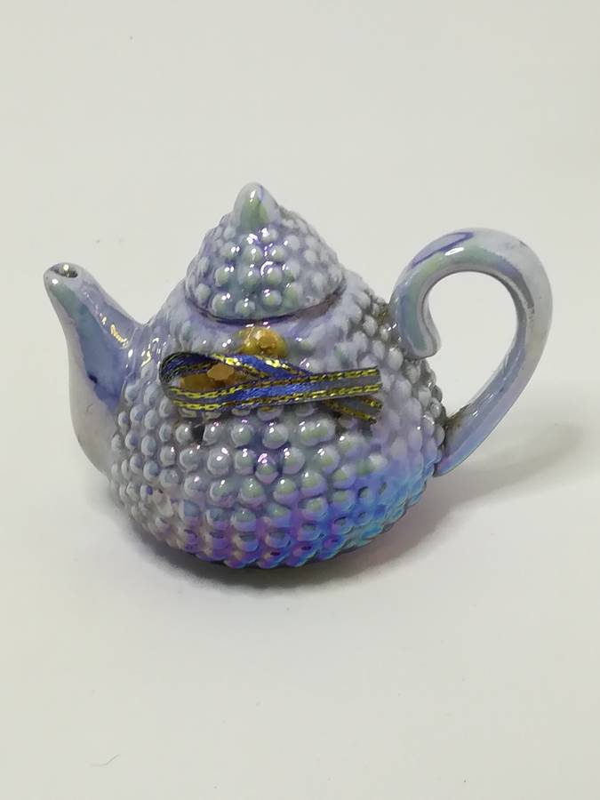 Miniature Glittery Teapot (Miniature, suitable for printer's tray)