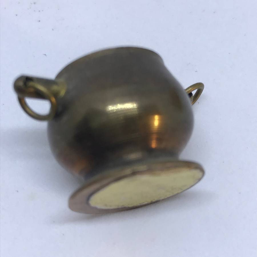 Miniature Pot and Lid Brass (Miniature, suitable for printer's tray)