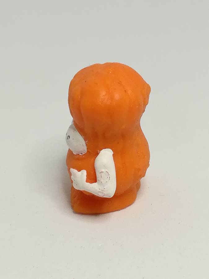 Miniature Orange & White Pencil Popper Halloween Pumpkin (Miniature, suitable for printer's tray)