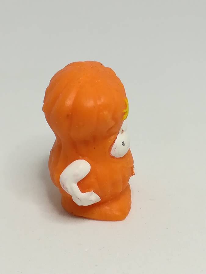 Miniature Orange & White Pencil Popper Halloween Pumpkin (Miniature, suitable for printer's tray)