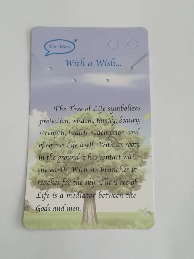 Necklace and Earring Set Tree of Life (Lapiz Lazulli)