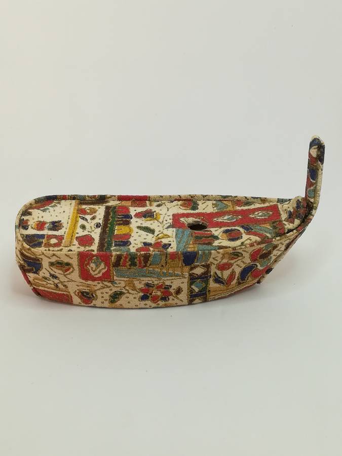 Miniature Handmade Artisan Fabric Boat (Miniature, suitable for printer's tray)