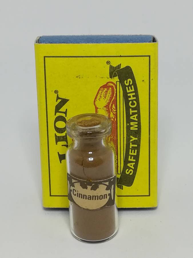 Miniature Bottle Cinnamon (Miniature, suitable for printer's tray)
