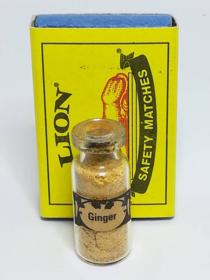 Miniature Bottle Ginger (Miniature, suitable for printer's tray)