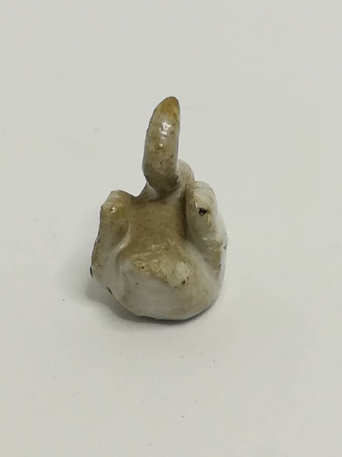 Miniature Ceramic Grey Swan (Miniature, suitable for printer's tray)