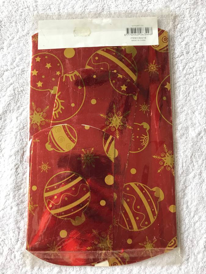 Pillow Gift Box Packaging Christmas (Large, Medium and Small)