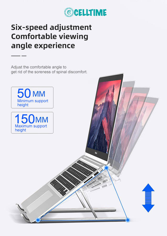 X-Stand Adjustable Aluminium Foldable Cooling Portable Laptop / Tablet Stand