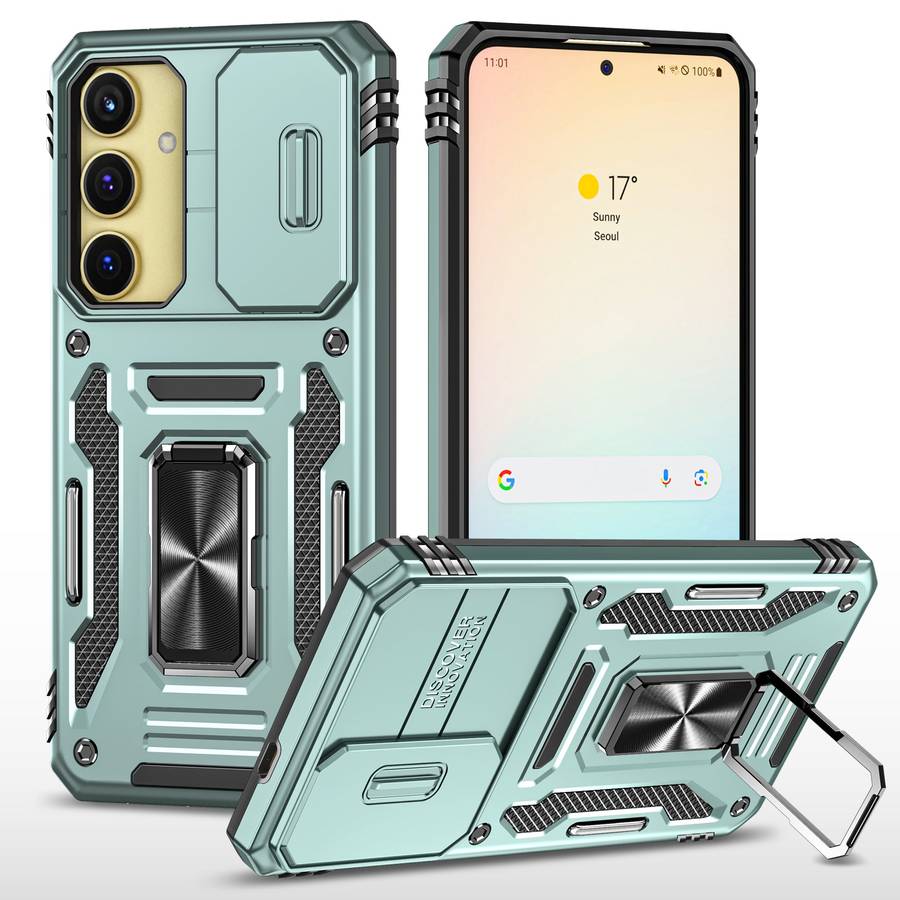 Kejiang Camshield Cover for Samsung Galaxy S24/S24 Plus/S24 Ultra Case