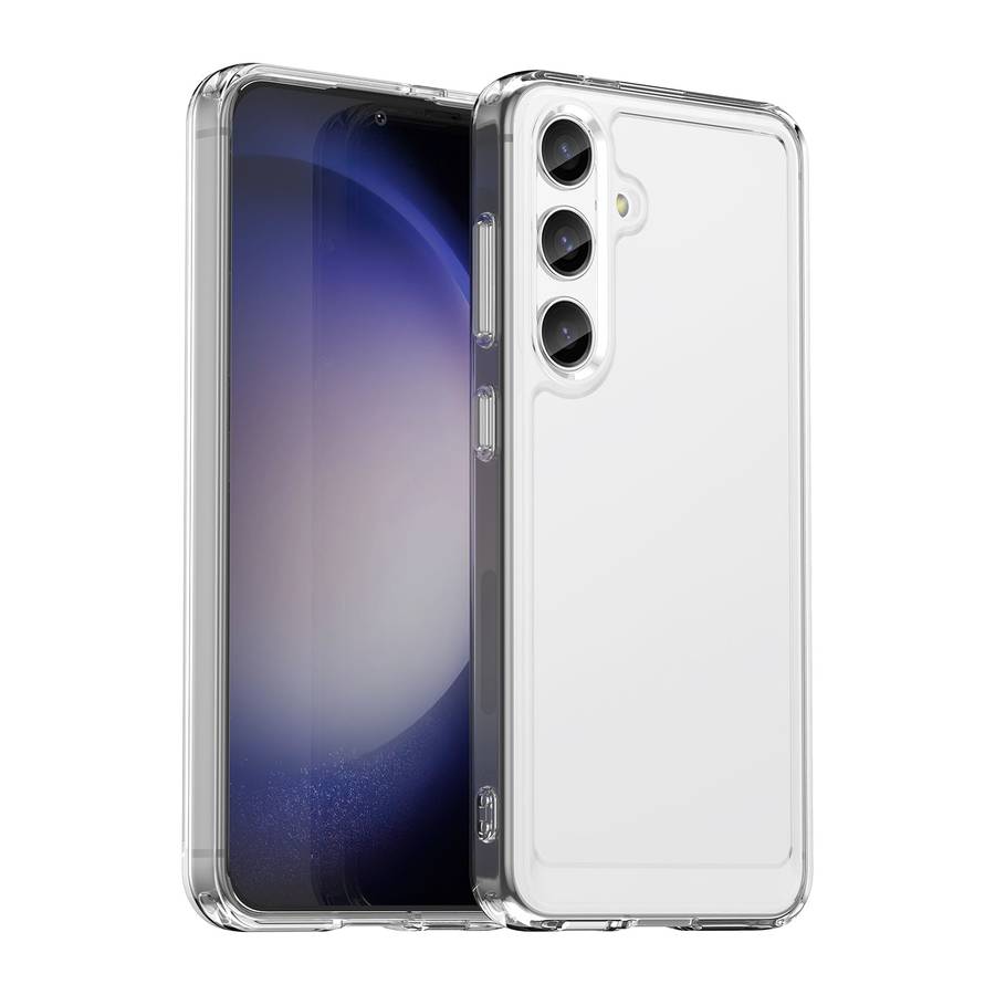 Clear Cover for Samsung Galaxy S24 Plus - Shockproof Candy Series Cover