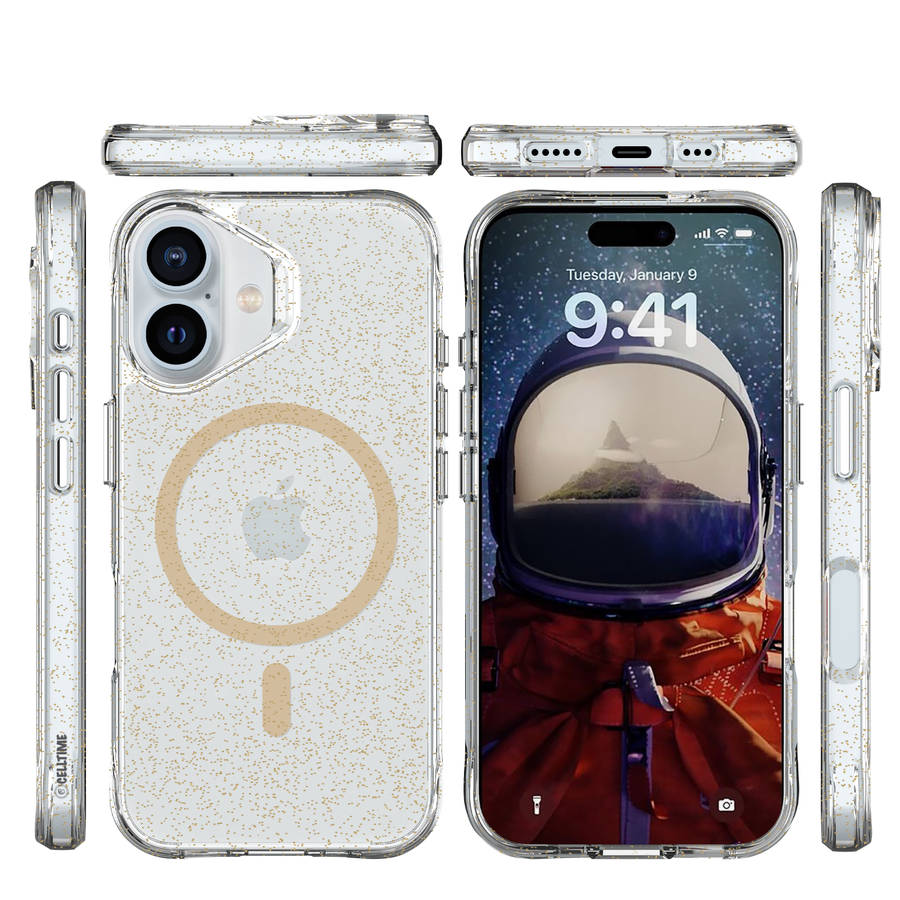 Pure Glitter MagSafe Cover for iPhone 16 / 16 Plus