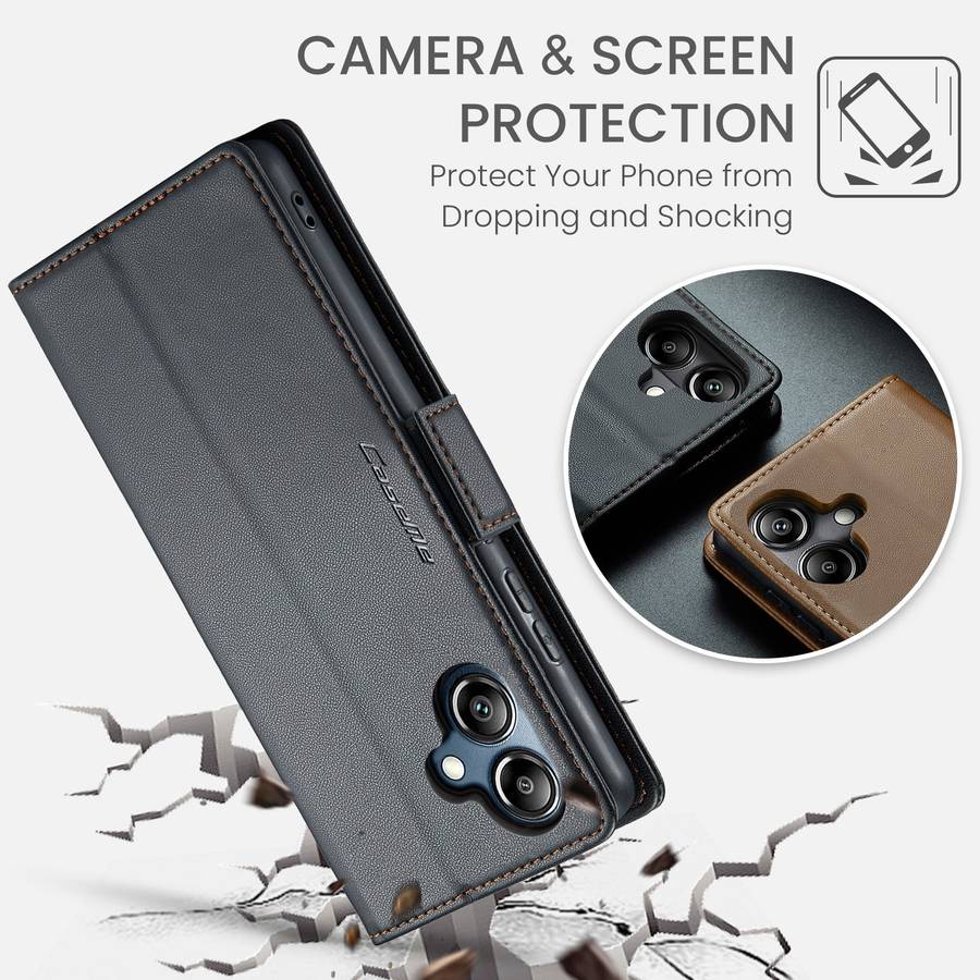 Retro Flip Leather Wallet Cover for Samsung Galaxy A06