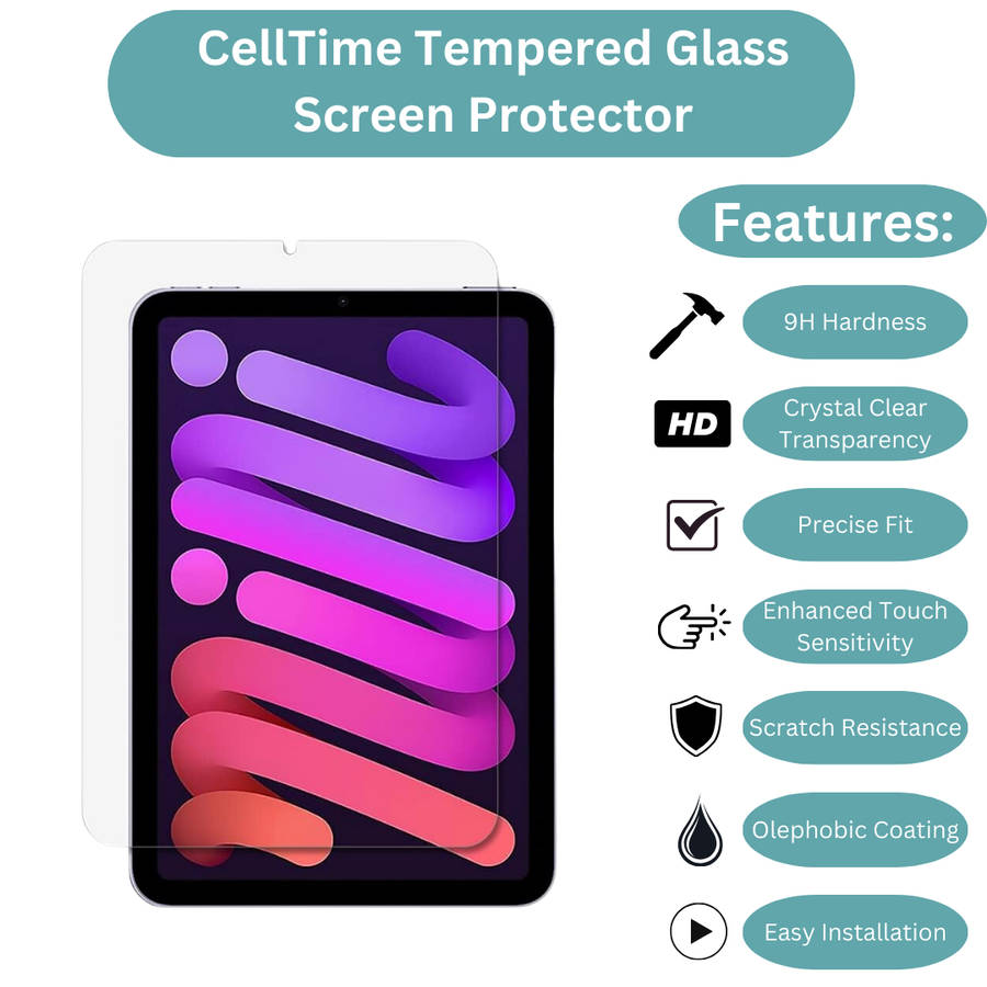 iPad Mini 7 (8.3") (A17 Pro) Tempered Glass Screen Guard
