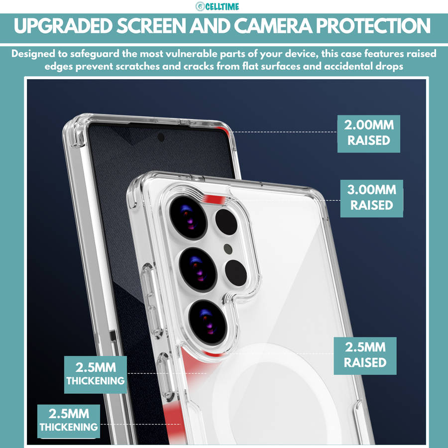 CellTime MagCase MagSafe Cover for Samsung Galaxy S25/ S25 Plus/ S25 Ultra