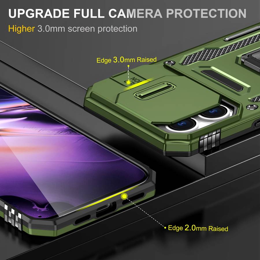 Kejiang Camshield Cover iPhone 16 Pro/ 16 Pro Max Shockproof Case