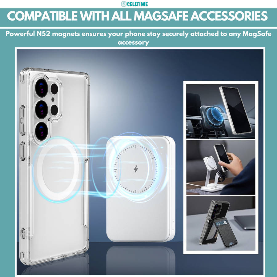 CellTime MagCase MagSafe Cover for Samsung Galaxy S25/ S25 Plus/ S25 Ultra
