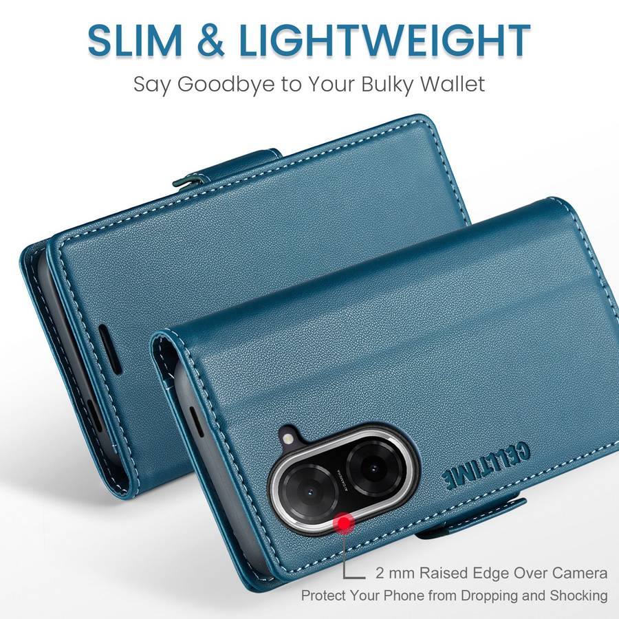 Retro Flip Leather Wallet Cover for Redmi A5