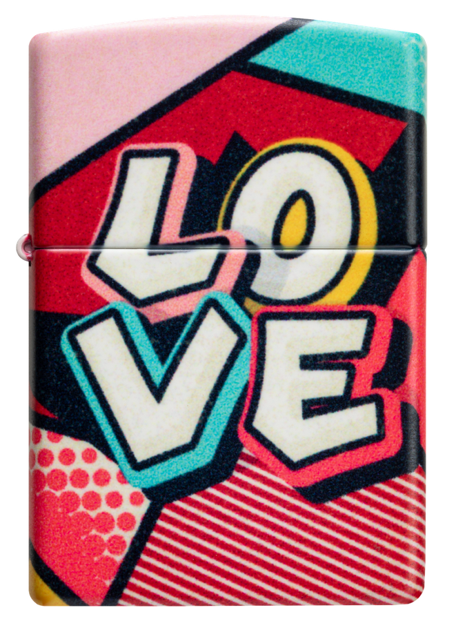 Zippo Lighter Love Design