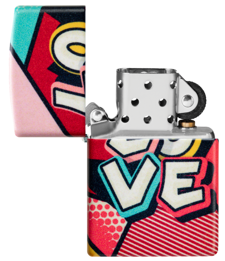Zippo Lighter Love Design